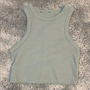 Sleeveless Knit Top - Green